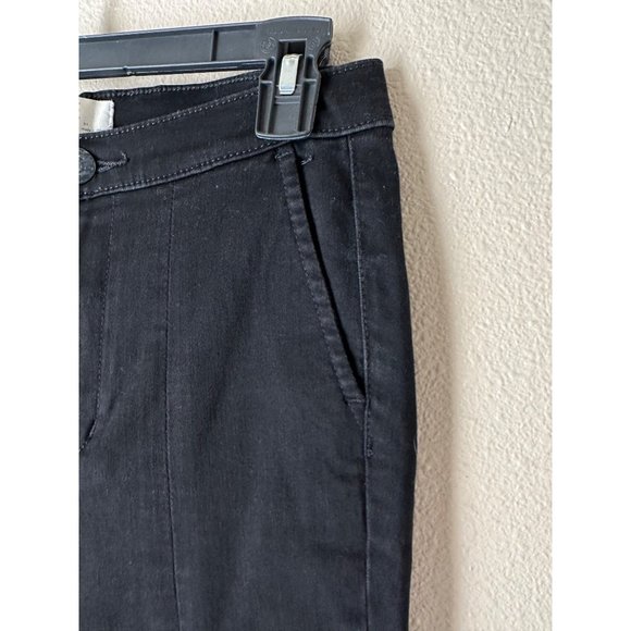 Free People WeThe Free black washed denim split hem boot cut jean Size 27 - Picture 5 of 12